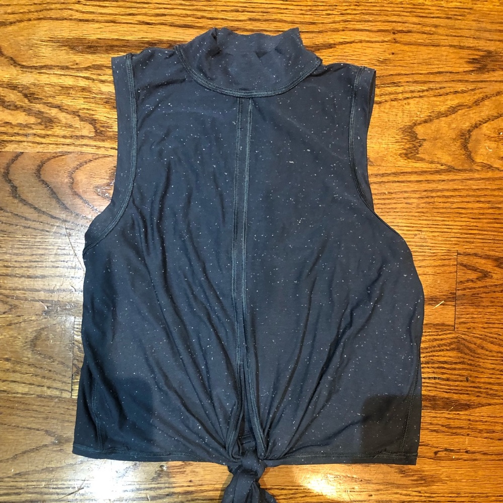 Blue speckled LuluLemon workout tank
